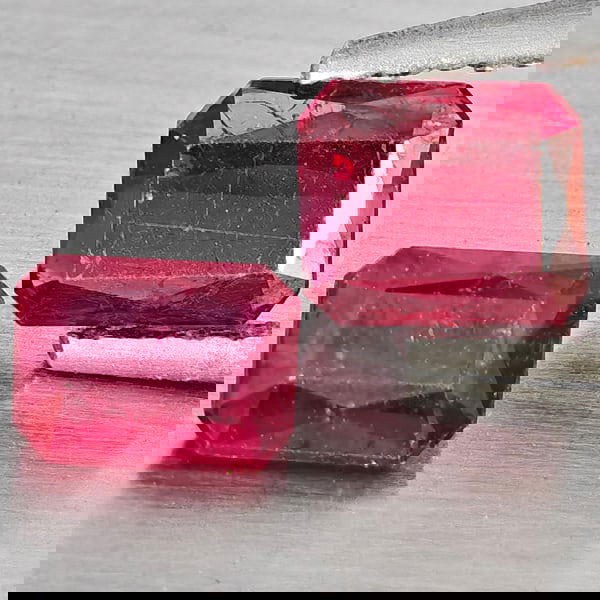 Natural Pigeon Blood Red Ruby 1.41 Ct. 2 Pcs Octagon Shape 5.9 x 4.3 Mm Gemstone from Madagascar (1 of 3)