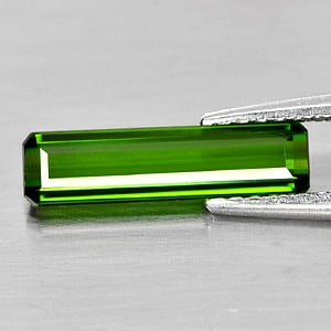 Natural Green Tourmaline 1.25 Ct. Octagon Shape 13 x 3.4 Mm Gemstone from Nigeria: Product ID: 807242370 Product Name: Natural Tourmaline Weight: 1.25 CT. Size: 13 x 3.4 x 2.7 MM. Shape: Octagon Color: Green Clarity:VSI Luster: Good Gems Origin: Nigeria Treatment: Unheated Crystal S