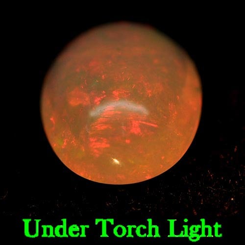 Natural Multi-Color Play Of Colour Opal 1.99 Ct. Oval Cabochon Shape 11.8 x 9 Mm Gemstone From: Product ID: 818723197 Product Name: Natural Opal Weight: 1.99 CT. Size: 11.8 x 9 x 4.3 MM. Shape: Oval Cabochon Color: Multi Color Clarity:Semi - Transparent Luster: Strong Iridescent Gems Origin: Eth