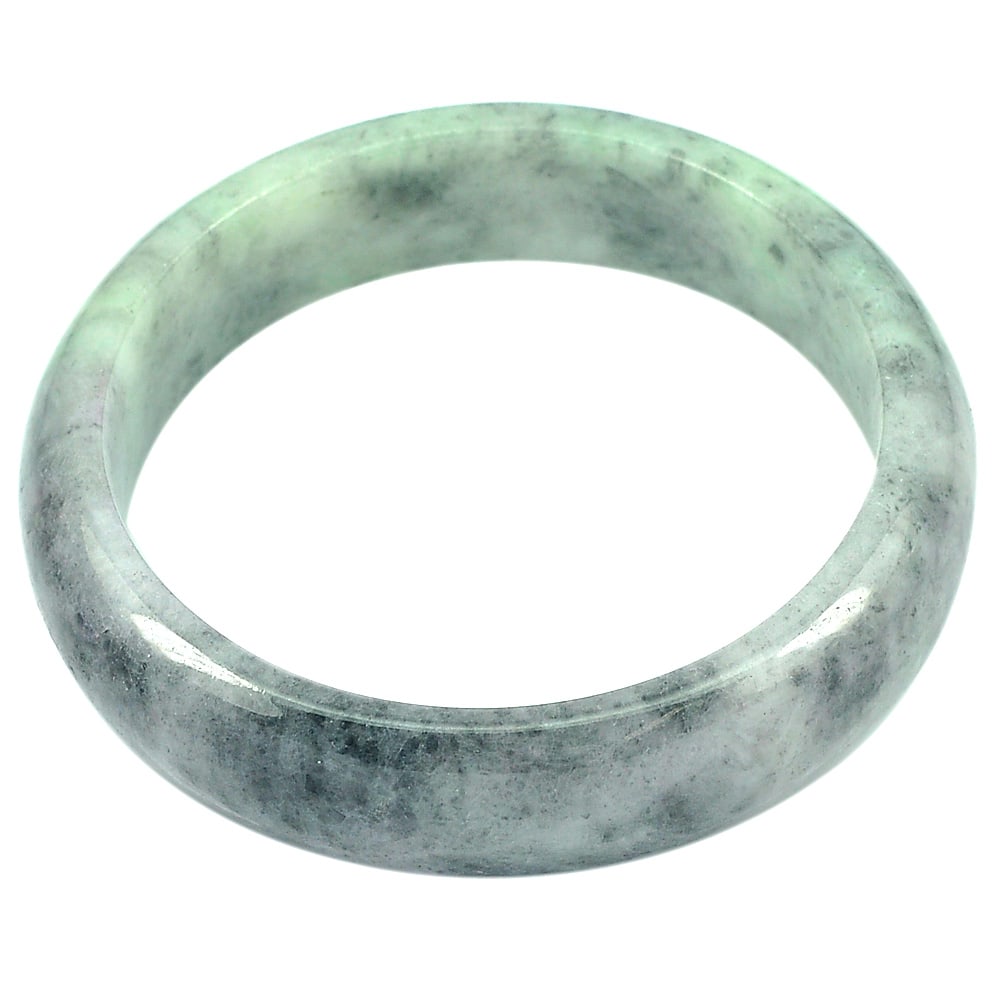 Natural Multi-Color Jade 435.30 Ct. Bangle Round Diameter 63 mm. Gemstone From Thailand (1 of 3)