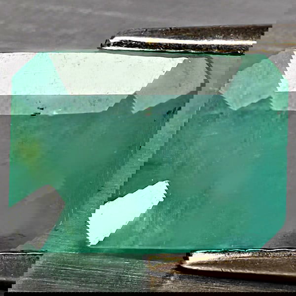 Natural Green Blueish Grandidierite 2.92 Ct. Octagon Shape 9.6 x 7.1 Mm Gemstone from Madagascar (1 of 3)