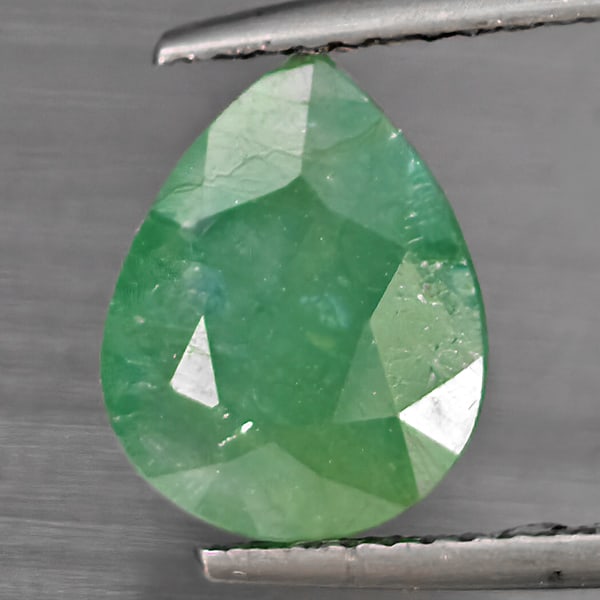 Natural Blueish Green Grandidierite 3.21 Ct. Pear Shape 11 x 8.7 Mm Gemstone From Madagascar (1 of 3)