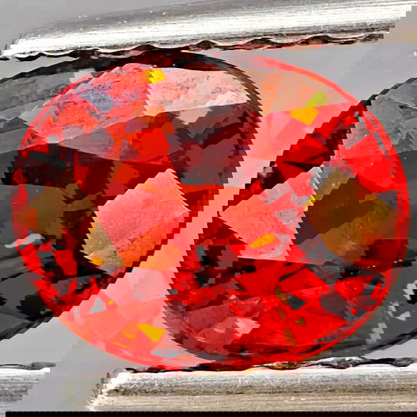 Natural Orangish Red Spessartine Garnet 1.02 Ct. Oval Shape 6.2 x 5 Mm Gemstones From Namibia (1 of 3)