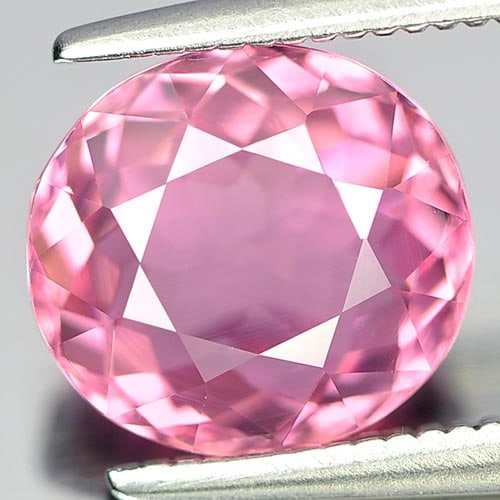 Natural Pink Tourmaline 2.28 Ct. VVS Oval Shape 8.8 x 8.2 Mm. Unheated Gemstone From Nigeria: Product ID: 807241712 Product Name: Natural Tourmaline Weight: 2.28 CT. Size: 8.8 x 8.2 x 4.4 MM. Shape: Oval Color: Pink Clarity:VVS Luster: Very Good Gems Origin: Nigeria Treatment: Unheated Crystal