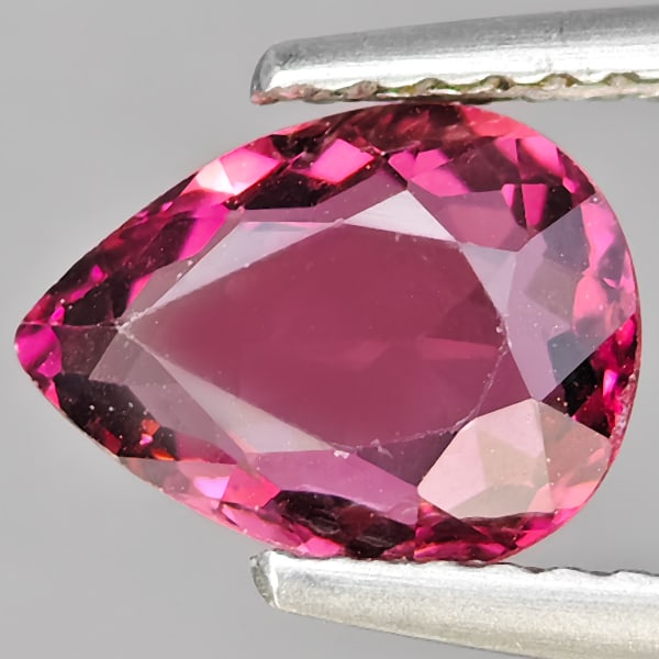 Natural Pink Tourmaline 1.16 Ct. Pear Shape 8.4 x 6.4 Mm Gemstone from Nigeria (1 of 3)