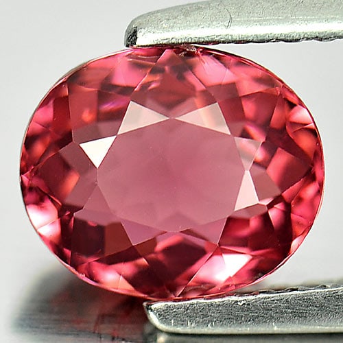 Natural Pink Tourmaline 1.49 Ct. Oval Shape 8 x 6.7 Mm. Unheated Gemstone From Nigeria (1 of 3)