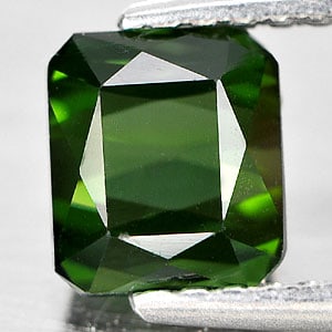 Natural Green Tourmaline 1.11 Ct. Octagon Shape 6.1 x 5.3 Mm Gemstone From Nigeria (1 of 3)
