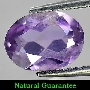 Natural Purple Amethyst 1.43 Ct. Oval Shape 8.9 x 6.6 Mm. Gemstone From Brazil: Product ID: 800319059 Product Name: Natural Amethyst Weight: 1.43 CT. Size: 8.9 x 6.6 x 3.8 MM. Shape: Oval Color: Purple Clarity:SI Luster: Good Gems Origin: Brazil Treatment: Unheated Crystal Struct