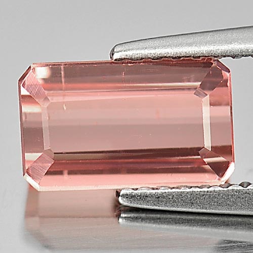 Natural Peach Pink Tourmaline 2.05 Ct. Octagon Shape 9 x 5.5 Mm Gemstone From Nigeria: Product ID: 807247136 Product Name: Natural Tourmaline Weight: 2.05 CT. Size: 9 x 5.5 x 4.2 MM. Shape: Octagon Color: Pink Clarity:VSI Luster: Good Gems Origin: Nigeria Treatment: Unheated Crystal Str