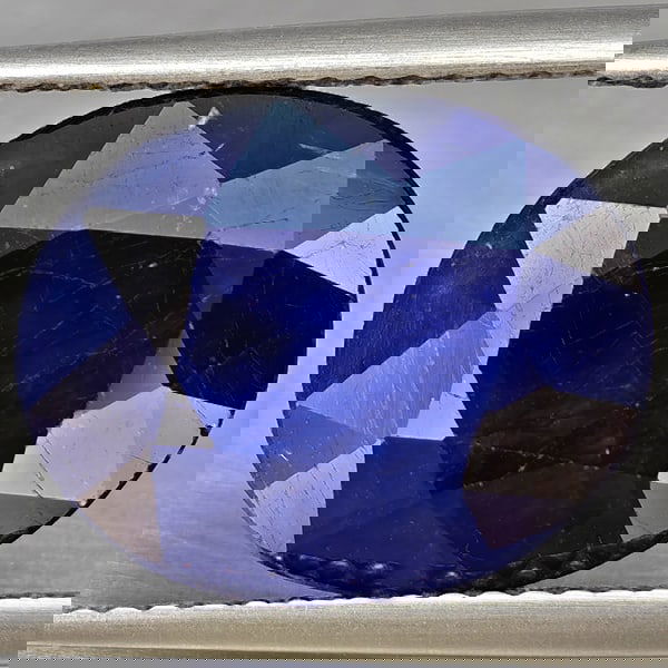 Natural Blue Sapphire 8.82 Ct. Oval Shape 13.2 x 10.9 Mm Gemstone from Madagascar (1 of 3)