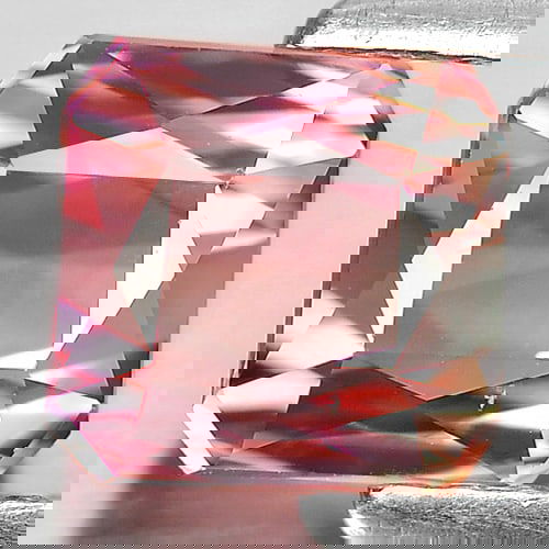 Natural Multi Color Tourmaline 1.98 Ct VVS Octagon Shape 6.4 x 6.3 Mm. Unheated Gemstone From (1 of 3)