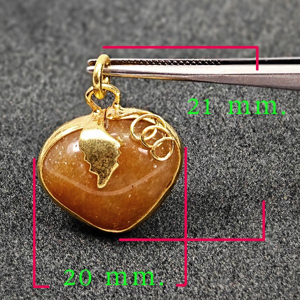 Natural Honey Jade 30.42 Ct. Heart Nickel Pendant 21 x 20 Mm.: Product ID: 819814339 Product Name: Natural Jade Weight: 30.42 CT. Size: 21 x 20 x 12 MM. Shape: Heart Shape Color: Multi Color Clarity:Opaque Luster: Good Gems Origin: Thailand Treatment: Unheated Cr