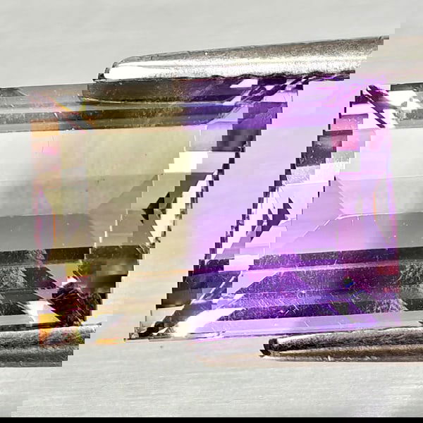 Natural Bi Color Ametrine 2.94 Ct. Octagon Shape 9.9 x 7 Mm Gemstone From Bolivia (1 of 3)