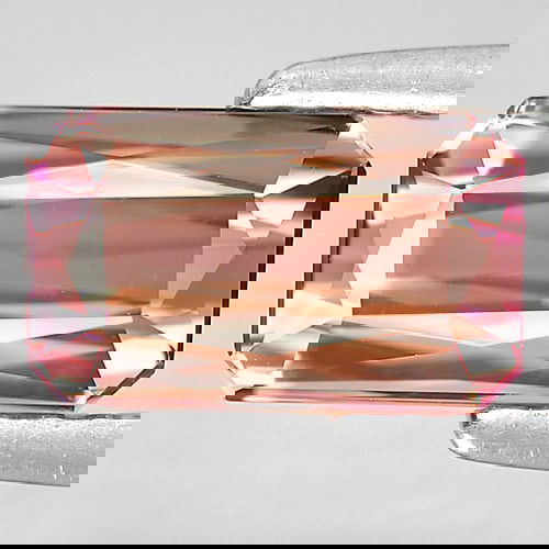 Natural Peach Pink Tourmaline 1.74 Ct. VVS Octagon Shape 8.5 x 5.1 Mm. Gemstone Unheated From (1 of 3)