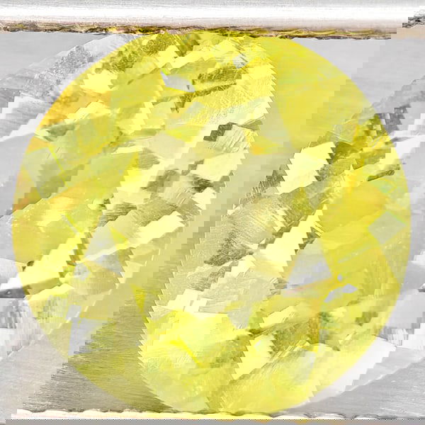 Natural Yellow Lemon Quartz 2.55 Ct. Round Shape 9.1 Mm Gemstone From Brazil (1 of 3)