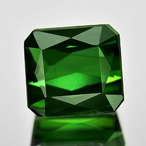 Natural Green Tourmaline 3.38 Ct. Octagon Shape 8.2 x 7.5 Mm. Gemstone From Nigeria (1 of 3)