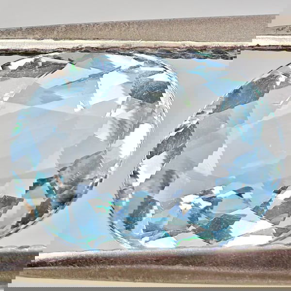 Natural Baby Blue Aquamarine 1.58 Ct. Oval Shape 8.8 x 6.7 Mm Gemstone From Brazil (1 of 3)