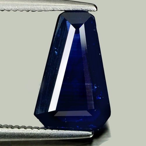 Natural Blue Sapphire 2.07 Ct. Fancy Shape 11.5 x 7.1 Mm. Gemstone From Thailand (1 of 3)