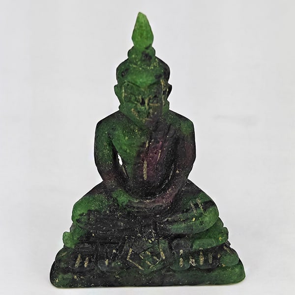 Natural Red Green Ruby in Zoisite 75.52 Ct. Buddha Carving Shape 47 x 30 Mm Gemstone From Madagascar: Product ID: 805935808 Product Name: Natural Zoisite Carving Weight: 75.52 CT. Size: 47 x 30 x 13.1 MM. Shape: Carving shape Color: Red Green Clarity:Opaque Luster: Good Gems Origin: Madagascar Treatme