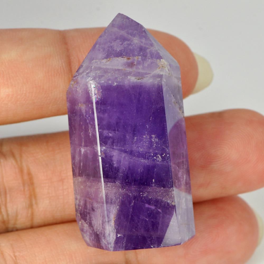 Natural Purple Amethyst Rough 116.80 Ct. Unheated Gemstone From Brazil (1 of 3)