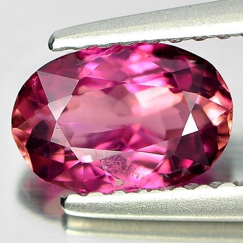 Natural Pink Tourmaline 1.03 Ct. Oval Shape 7.9 x 5.4 Mm. Unheated Gemstone From Nigeria (1 of 3)