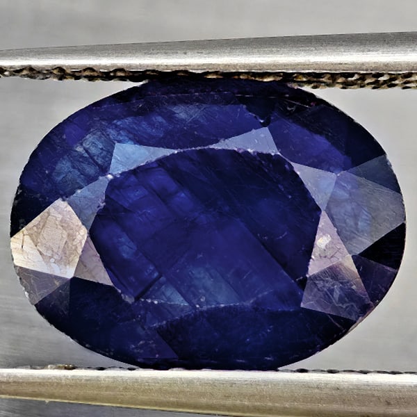 Natural Blue Sapphire 3.45 Ct. Oval Shape 11 x 8.6 Mm Gemstone from Madagascar (1 of 3)