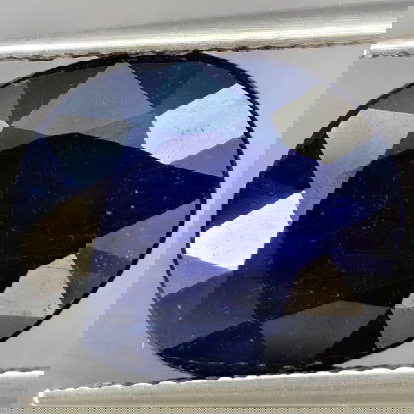 Natural Blue Sapphire 8.90 Ct. Oval Shape 13 x 11 Mm Gemstone from Madagascar (1 of 3)