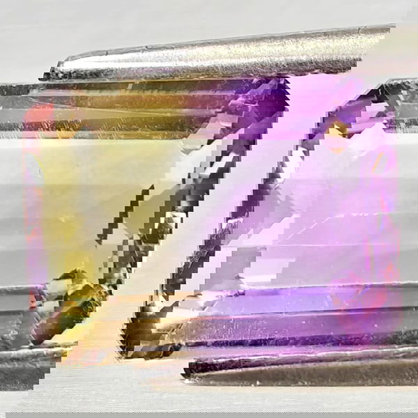 Natural Bi Color Ametrine 2.26 Ct. Octagon Shape 9.1 x 6.9 Mm Gemstone From Bolivia (1 of 3)