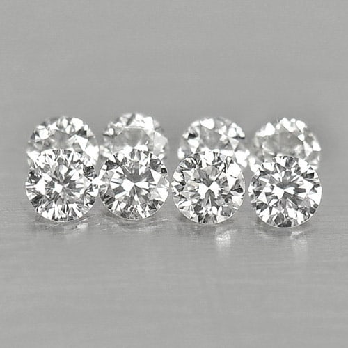 Natural Loose Diamond 0.18 Ct. 8 Pcs. Round Brilliant Cut Size 1.8 Mm. From Belgium: Product ID: 802102802 Product Name: Natural Natural Diamond Weight: 0.18 CT. Size: 1.8 x 1.8 x 1.1 MM. Shape: Round Brilliant Cut Color: D Clarity:VVS-VSI Luster: Scintillating Gems Origin: Belgium Tr