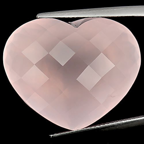 Natural Rose Quartz 54.61 Ct. Clean Heart Checkerboard Cut 27 x 22 Mm. Gemstone From Brazil: Product ID: 805525978 Product Name: Natural Quartz Weight: 54.61 CT. Size: 27 x 22 x 18.2 MM. Shape: Heart Checkerboard Color: Rose Pink Clarity:IF Luster: Very Good Gems Origin: Brazil Treatment: Unh