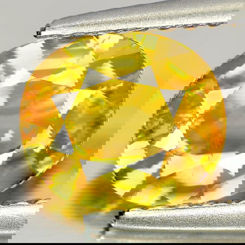 Natural Yellow Sapphire 1.60 Ct. Oval Shape 7.6 x 6.6 Mm. Gemstone From Thailand (1 of 3)