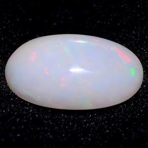 Natural Multi Color Opal 4.13 Ct. Oval Cabochon Shape 16 x 9.5 Mm Gemstone From Ethiopia (1 of 3)