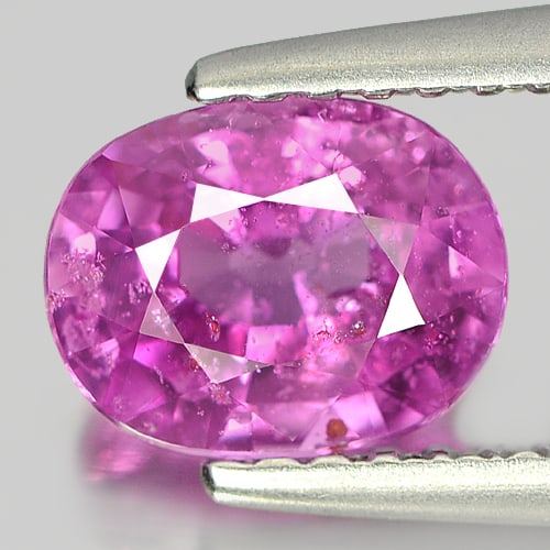 Natural Unheated Pink Sapphire 1.20 Ct. Oval Shape 7.2 x 5.7 Mm. Gemstone From Tanzania (1 of 3)