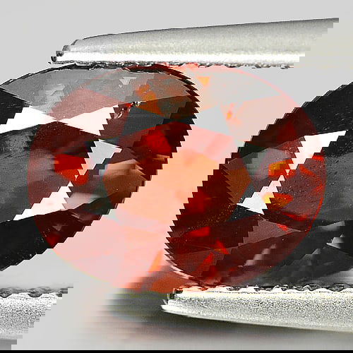 Natural Imperial Zircon 3.46 Ct. Oval Shape 10.2 x 7.9 Mm. Gemstone From Tanzania (1 of 3)