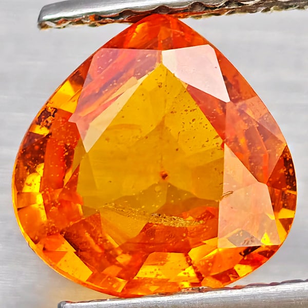 Natural Yellow Sapphire 1.16 Ct. Pare Shape 7 x 6.9 Mm Gemstone From Thailand (1 of 3)