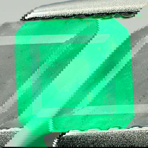 Natural Green Emerald 0.66 Ct. Octagon Shape 5.4 x 5.3 Mm. Gemstone From Columbia (1 of 3)