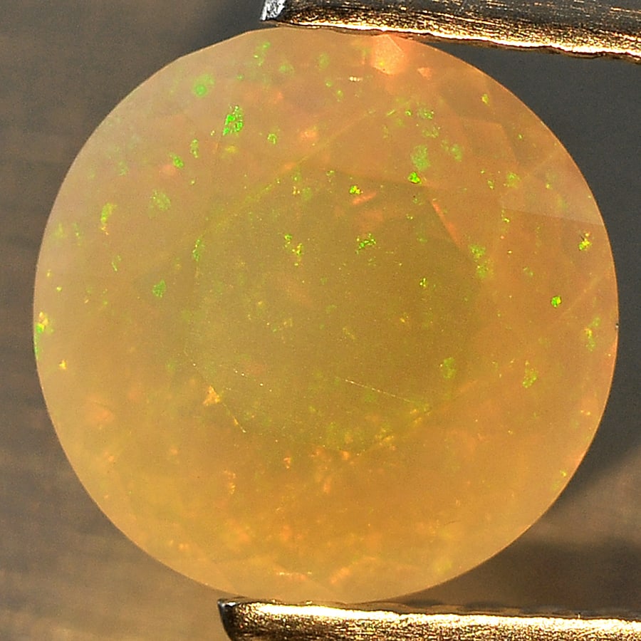 Natural Multi Color Opal 1.18 Ct. Round Shape 7.8 Mm Gemstone From Ethiopia (1 of 3)