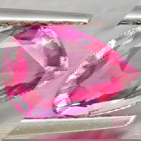 Natural Pink Tourmaline 0.98 Ct. Pear Shape 8 x 5.9 Mm Gemstone from Nigeria (1 of 3)