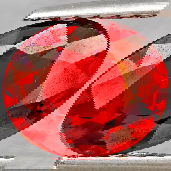 Natural Orangish Red Spessartine Garnet 1.47 Ct. Oval Shape 7.4 x 6.3 Mm Gemstones From Namibia (1 of 3)