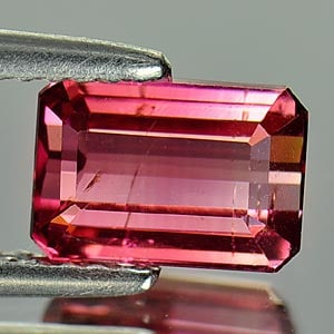 Natural Purplish Pink Tourmaline 1.71 Ct. Octagon Shape 7.9 x 5.5 Mm. Gemstone From Nigeria (1 of 3)