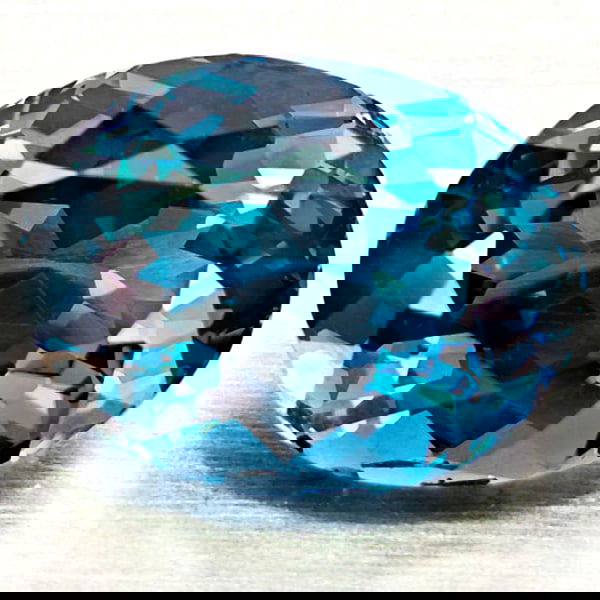 Natural London Blue Topaz 4.87 Ct. Oval Shape 11.1 x 8.6 Mm Gemstone From Brazil (1 of 3)