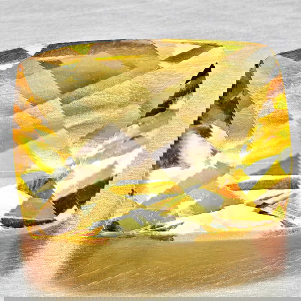 Natural Yellow Citrine 2.39 Ct. Cushion Checkerboard Cut 10.2 x 7.9 Mm. Gemstone From Brazil (1 of 3)