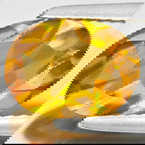 Natural Yellow Citrine 1.72 Ct. Oval Shape 9.5 x 7 Mm Gemstone From Brazil (1 of 3)