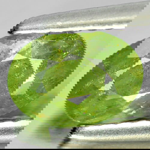 Natural Green Demantoid Garnet 1.14 Ct. Oval Shape 7.3 x 5.2 Mm Gemstone from Madagascar (1 of 3)