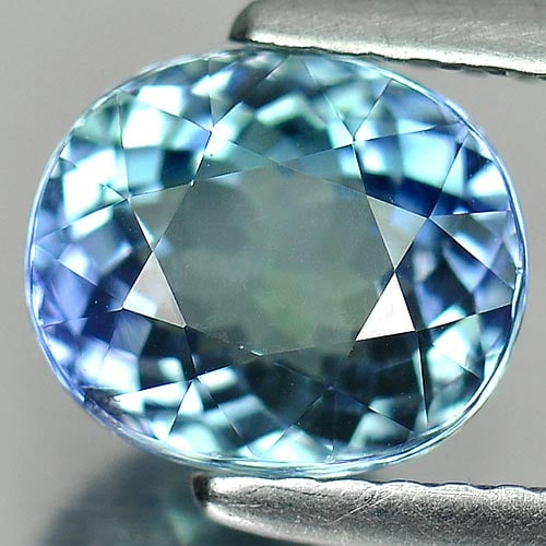Natural Multi Color Tanzanite 2.08 Ct. Oval Shape 8 x 6.9 Mm Gemstone from Tanzania (1 of 3)