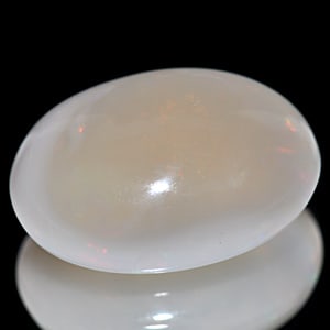 Natural Multi Color Opal 9.25 Ct. Oval Cabochon Shape 17.6 x 13 Mm Gemstone From Ethiopia (1 of 3)