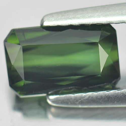Natural Green Tourmaline 1.99 Ct. Octagon Shape 8.5 x 5.3 Mm Gemstone From Nigeria (1 of 3)