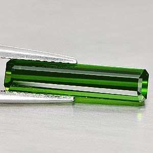 Natural Green Tourmaline 1.84 Ct. Octagon Shape 15.9 x 3.7 Mm Gemstone From Nigeria (1 of 3)