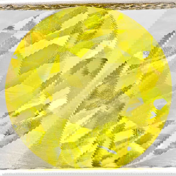 Natural Yellow Lemon Quartz 2.57 Ct. Round Shape 9.1 Mm Gemstone From Brazil (1 of 3)