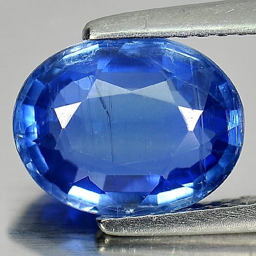 Natural Blue Kyanite 2.88 Ct. Oval Shape 10 x 7.9 Mm. Unheated Gemstone From Sri - Lanka (1 of 3)